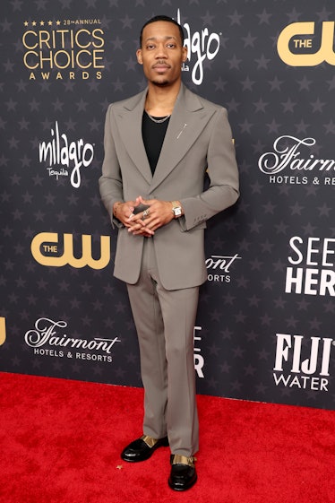 Tyler James Williams attends the 28th Annual Critics Choice Awards at Fairmont Century Plaza on Janu...