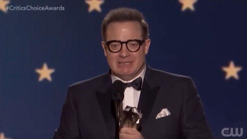 'The Whale' Brendan Fraser's acceptance speech at the Critics' Choice Awards 2023