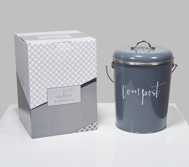 Modern Barnhaus Countertop Indoor Composter Bin