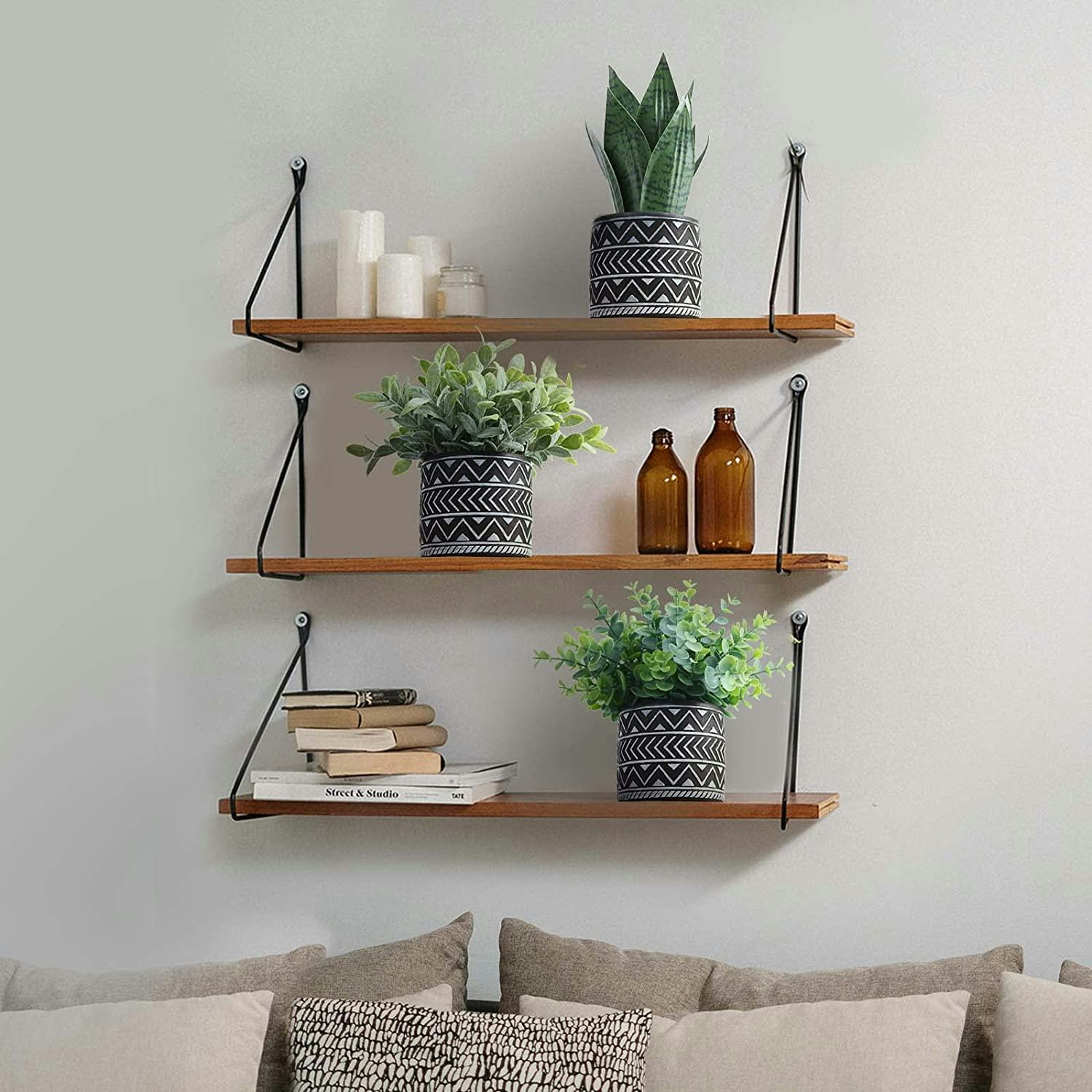 Kazeila Potted Artificial Plants (3-Pack)