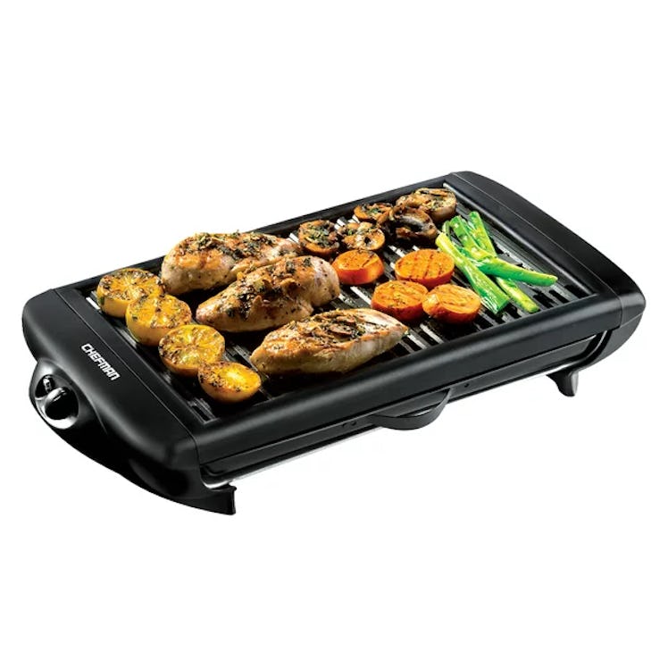 Electric Smokeless Indoor Grill with Non-Stick Coating
