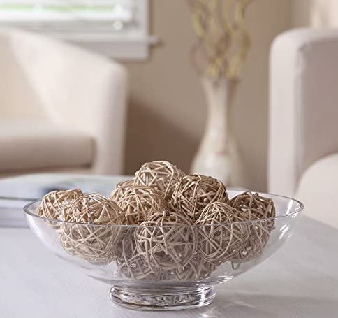 Hosley Clear Glass Bowl