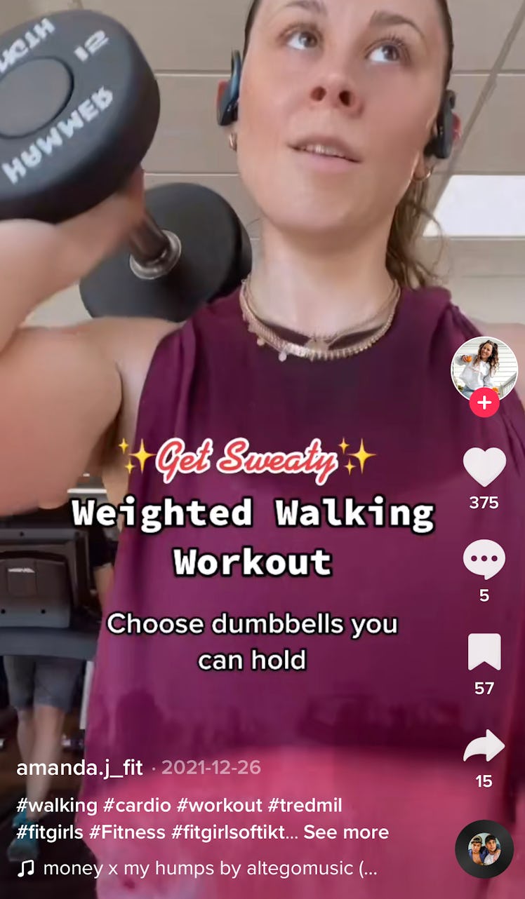 Here are eight walking workout ideas from fitness TikTok for easy cardio inspo.