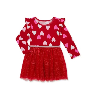 Baby Valentine's dress, a cute Valentine's Day outfit for girls