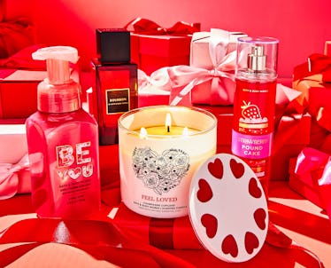 Here's the new 3-Wick Candles and body fragrances included in Bath and Body Works' 2023 Valentine's ...