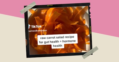 How to make the TikTok Raw Carrot Salad