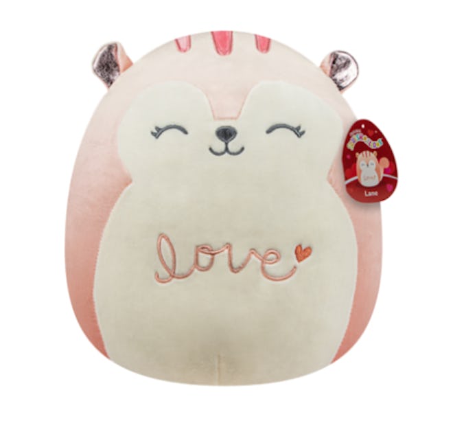 Lane the Pink Squirrel Valentine’s Day Squishmallow