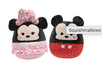 Disney Mickey and Minnie Valentine’s Day Squishmallows
