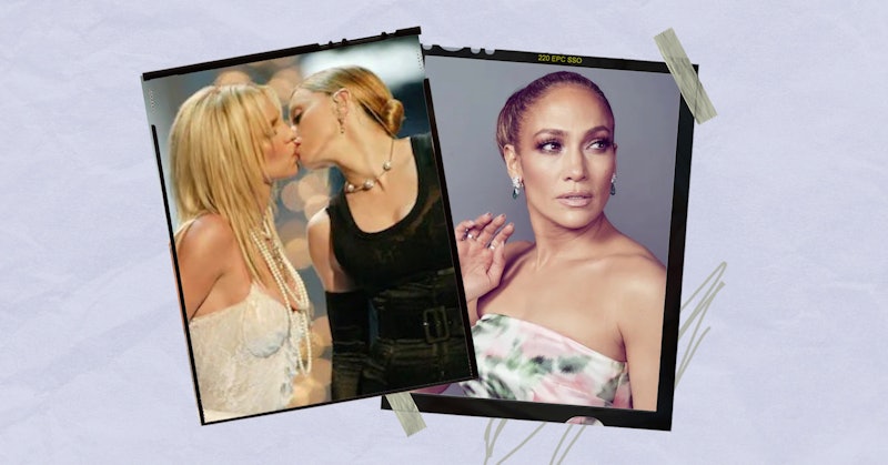 20 Years Ago, J.Lo Was Supposed To Be Part Of Britney Spears & Madonna's VMAs Kiss — Not Christina A...