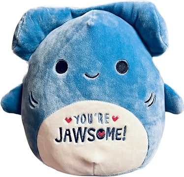 This shark Valentine's Day Squishmallows 2023 is available at Amazon to buy. 