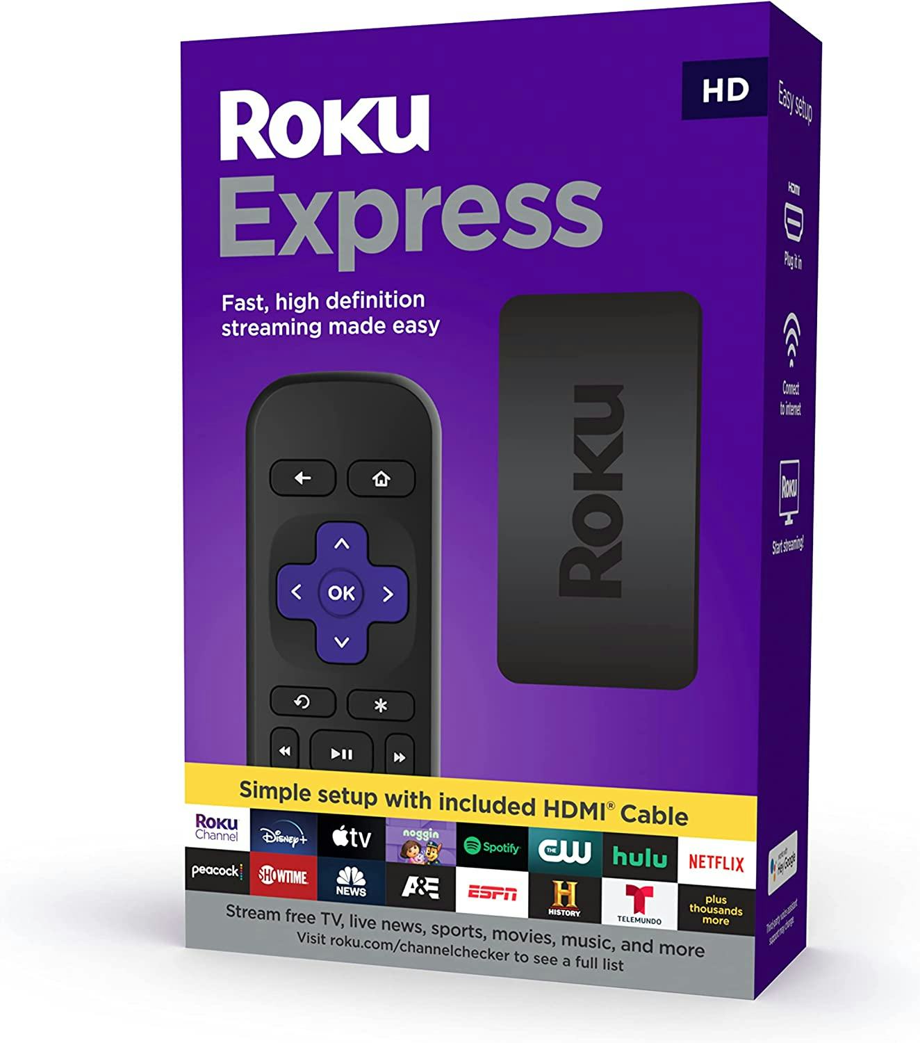 Roku Express HD Streaming Media Player