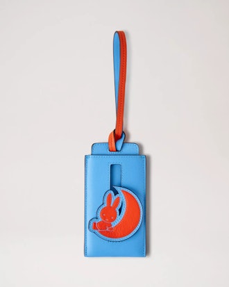 Mulberry x Miffy - Luggage Tag Cornflower Blue Silky Calf