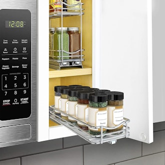 Lynk Professional Pull Out Spice Rack Cabinet Organizer 
