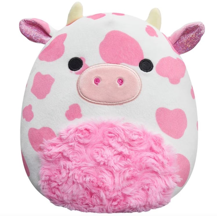 This cow Valentine's Day Squishmallow for 2023 is at Walgreens. 