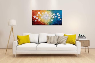 Yihui Arts Flower Pictures Wall Decor