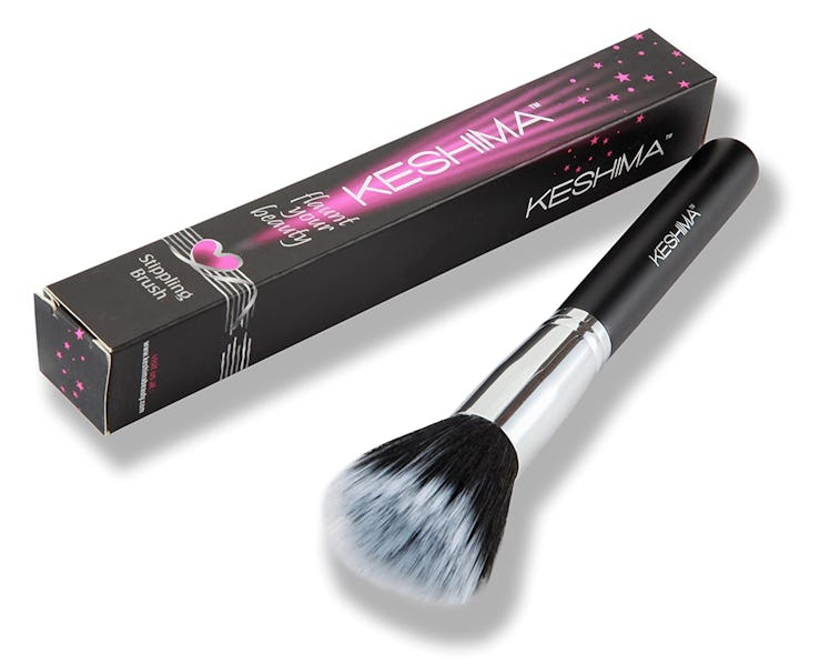 Keshima Duo Fiber Stippling Brush is the best foundation brush.