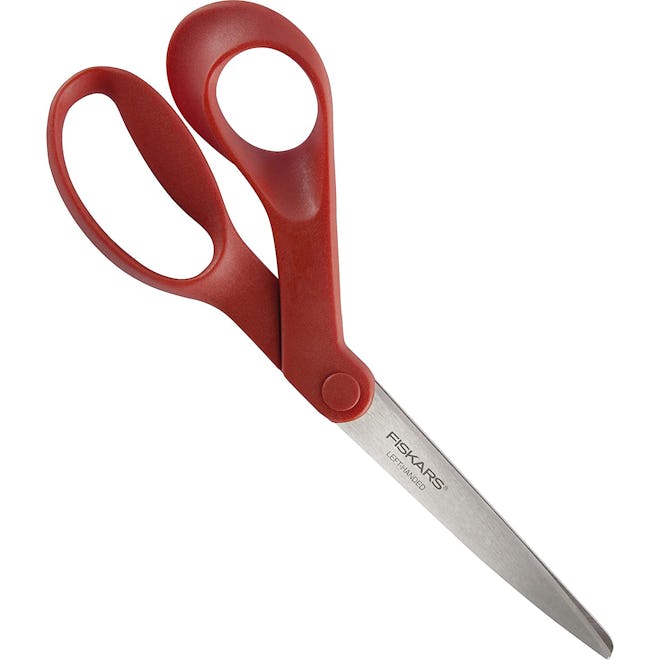 Fiskars Bent-Left Stainless Steel Scissors