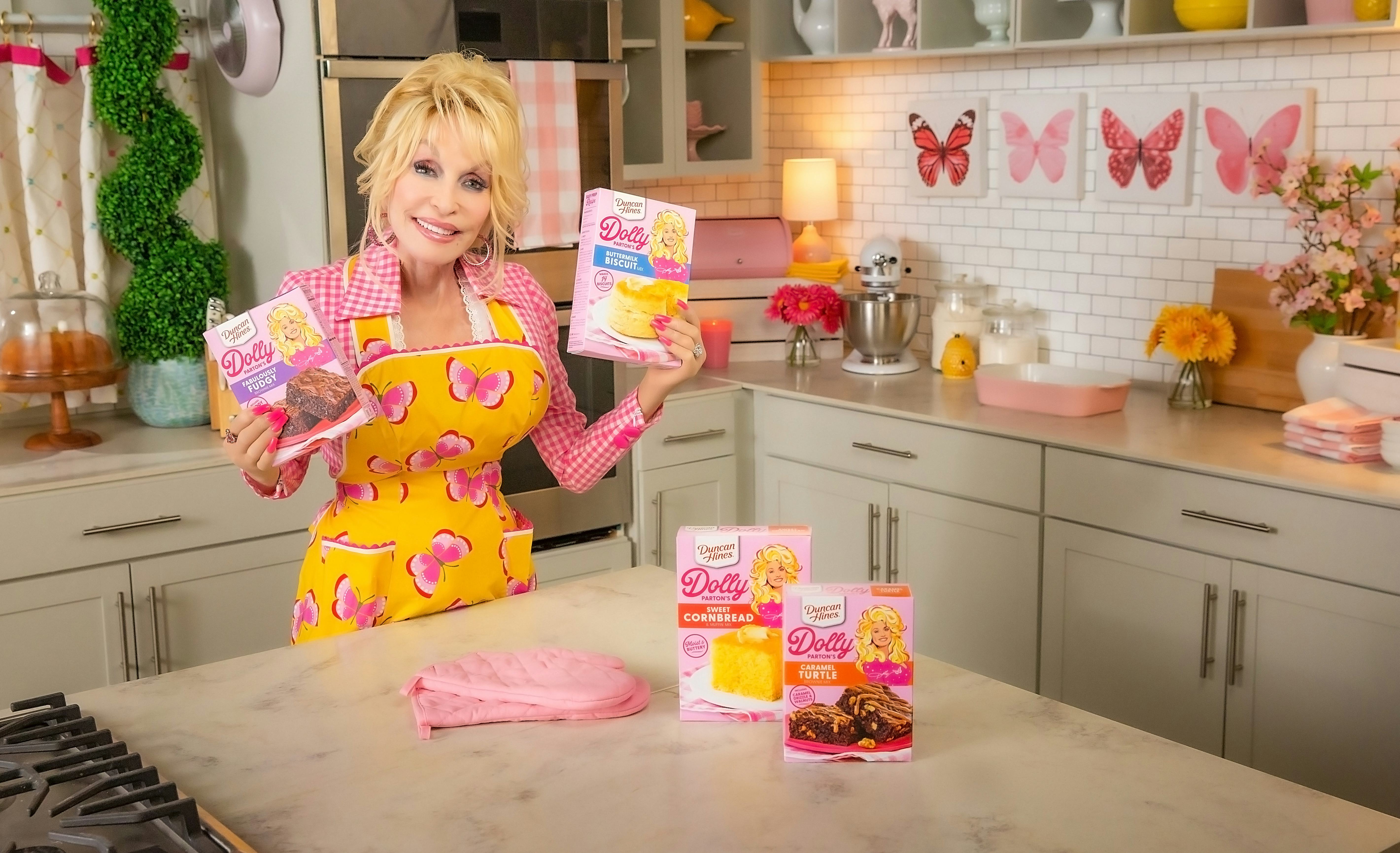 Dolly Parton released new baking mixes with Duncan Hines