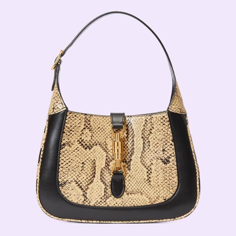 Jackie 1961 Small Python Bag