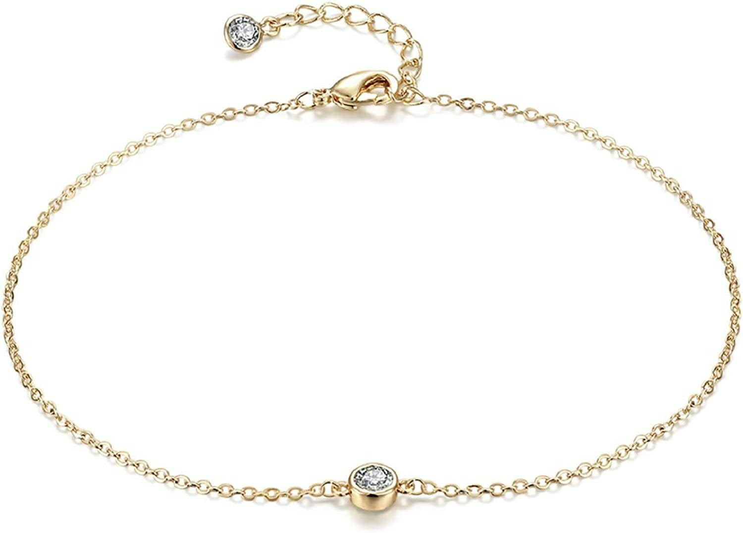 LOYATA Cross Tassel Ankle Bracelet