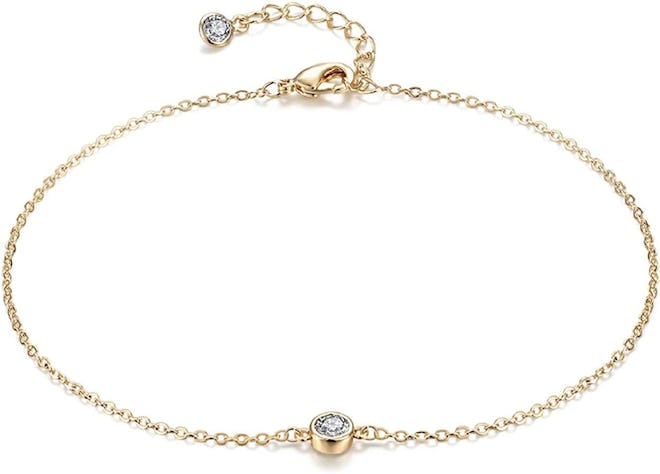 LOYATA Cross Tassel Ankle Bracelet