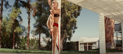 Follow these at-home core and cardio workouts from Miley Cyrus' “Flowers” music video.