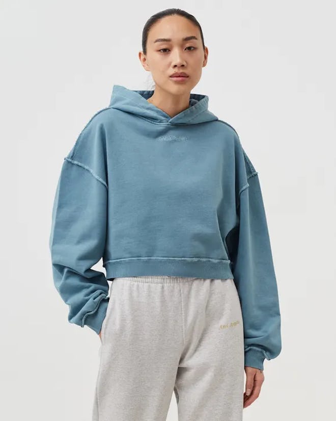 Teal Blue Hodierna Hoody