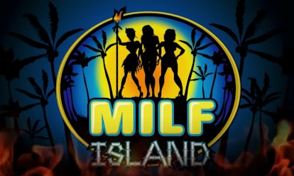 The logo for 'MILF Island' on '30 Rock,' which somehow predicted 'MILF Manor.'