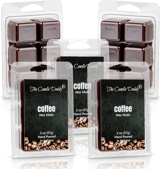 These coffee wax melts don't burn at all.