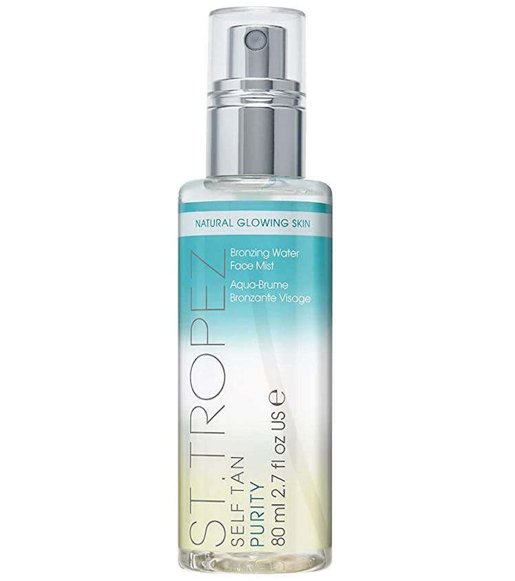 St. Tropez Self Tan Purity Bronzing Water Face Mist is the best self tanner for sensitive skin.