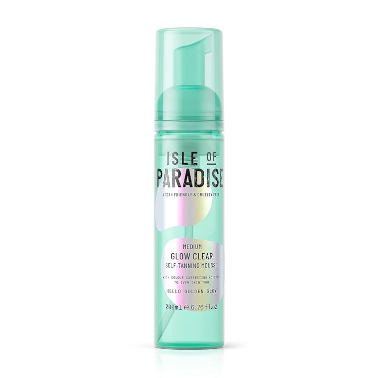 Isle of Paradise Glow Clear Self Tanning Mousse is the best self tanner for sensitive skin.