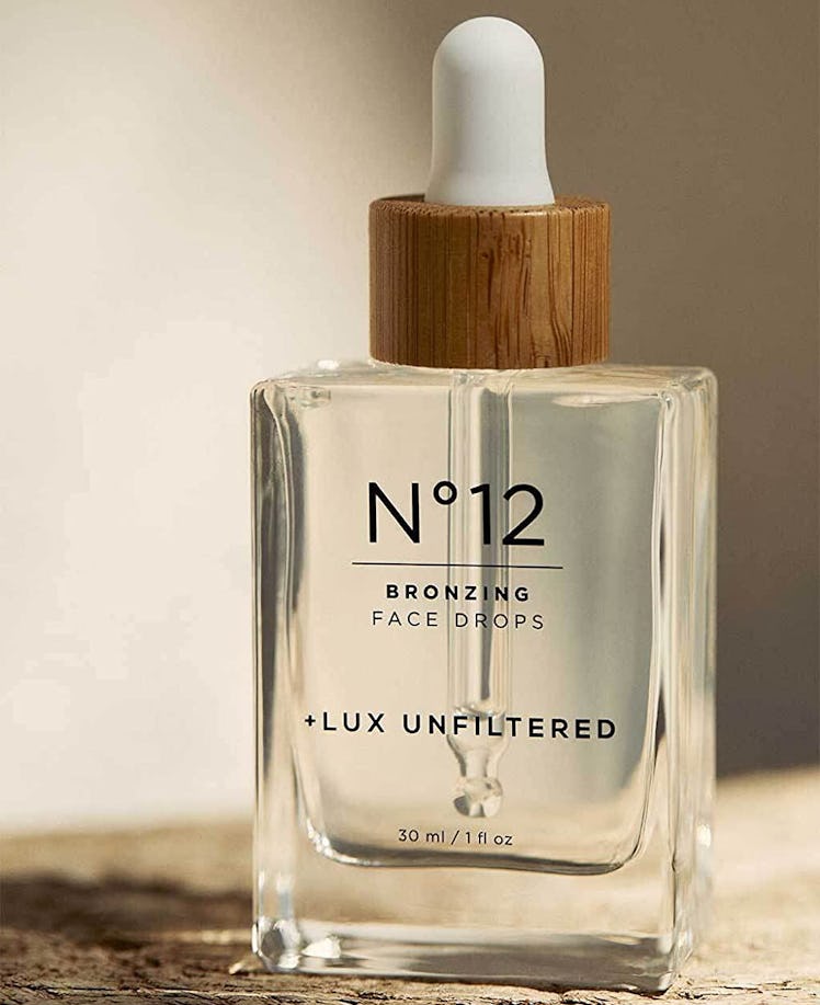 + Lux Unfiltered N°12 Bronzing Self Tanning Drops are the best tanning drops for sensitive skin, acc...