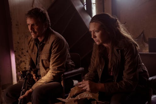 Pedro Pascal as Joel and Anna Torv as Tess in 'The Last of Us' via HBO's press site