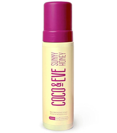 Coco&Eve Sunny Honey Bali Bronzing Foam is the best self tanner for sensitive skin.