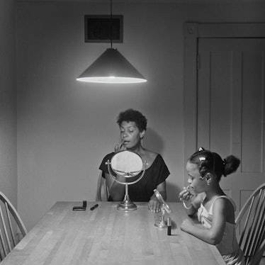 Carrie Mae Weems, "Untitled (Woman and Daughter with Make Up)," 1990. © Carrie Mae Weems. Courtesy o...