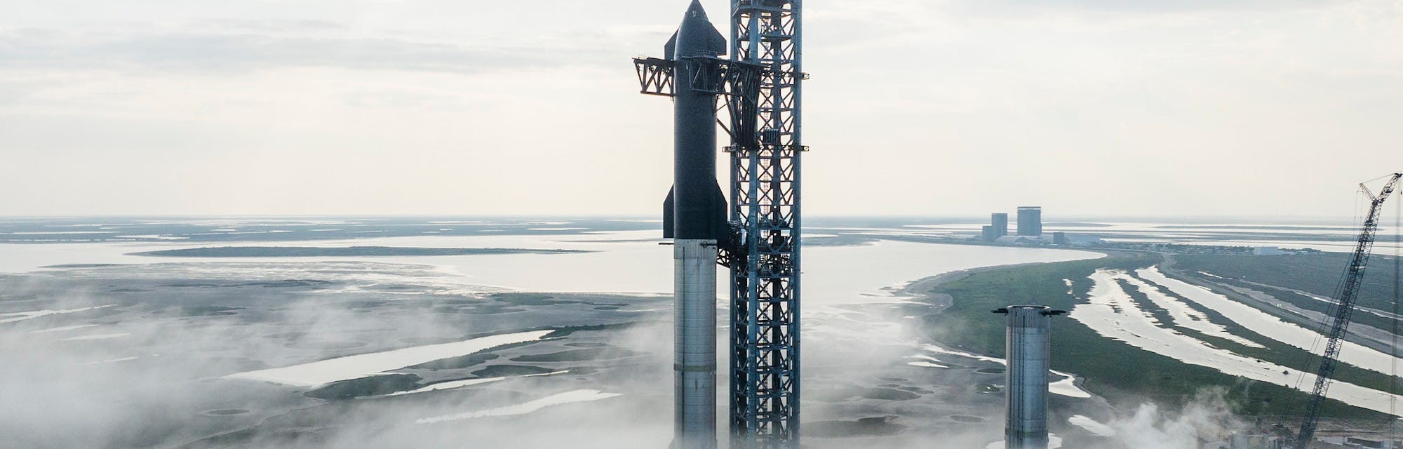 An image of the SpaceX Starship full stack.