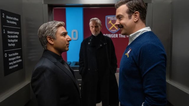 A scene from 'Ted Lasso' Season 3, which returns Spring 2023.