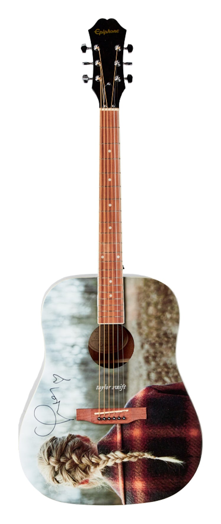 Taylor Swift's signed guitar is available at the 2023 Grammys auction. 