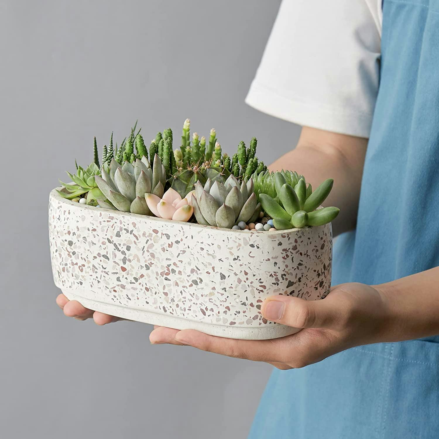LIFVER Terrazzo Planter