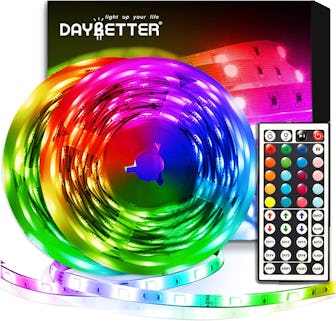 DAYBETTER LED Strip Lights 32.8ft Kit with Remote and Power Supply 