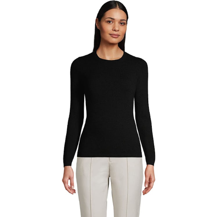 Lands' End Cashmere Crewneck Sweater