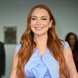 Lindsay Lohan visits 'The Drew Barrymore Show' on Nov. 10, 2022 
