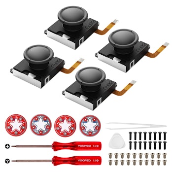 GuliKit replacement kit for Nintendo Switch joysticks full kit