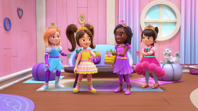 The princesses of Princess Power, coming to Netflix.