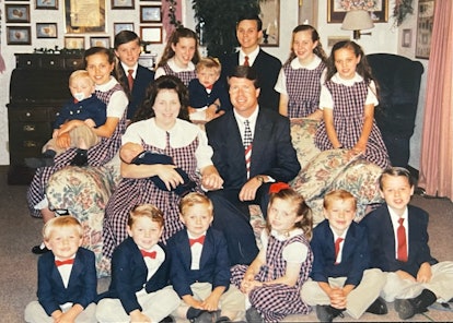 The Duggar family in the early 2000s.