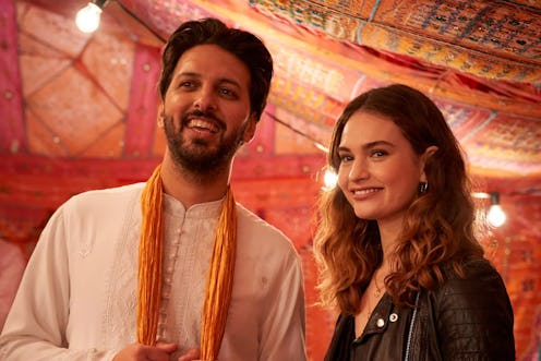 Lily James & Shazad Latif in 'What's Love Got To Do With It'