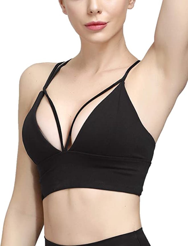 MotoRun Padded Strappy Sports Bra