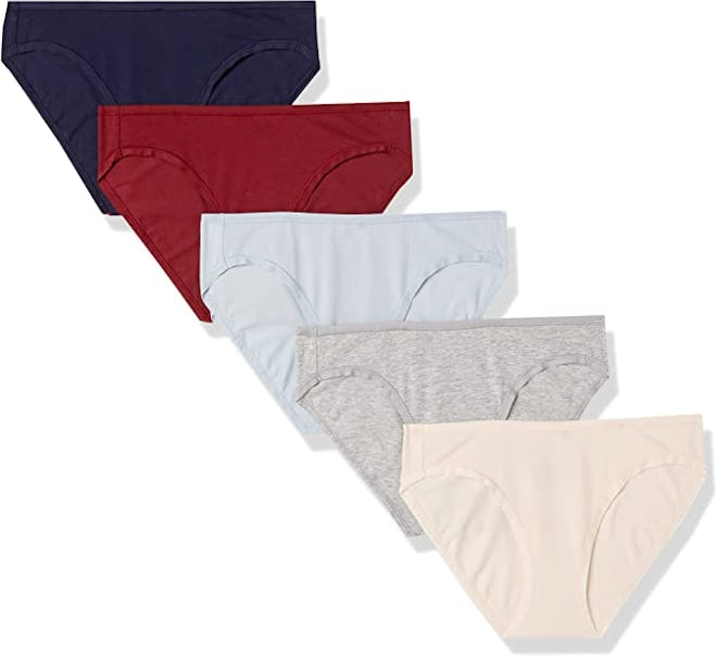 Amazon Essentials Cotton Bikini Underwear (5-Pack)