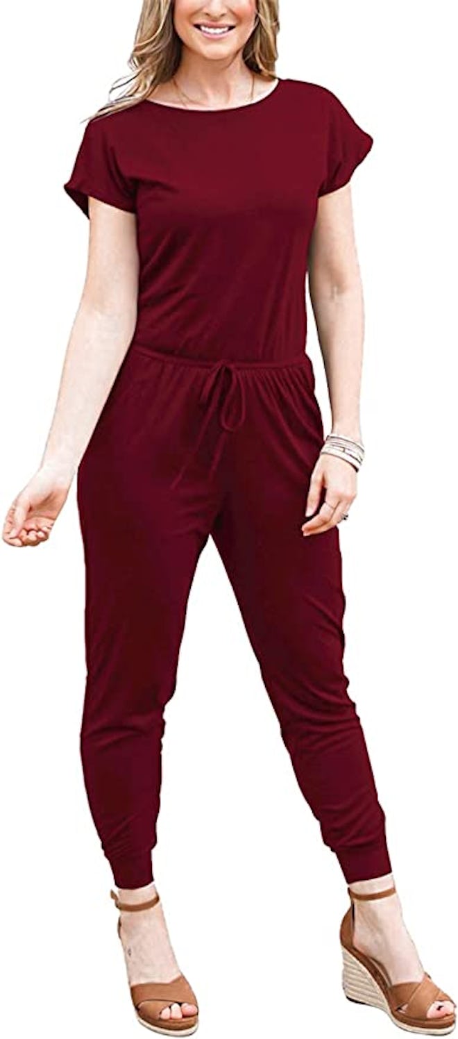 DouBCQ Short Sleeve Jumpsuit With Pockets