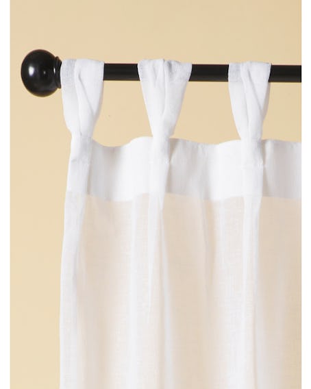 Sheer curtains are part of TikTok's vanilla girl aesthetic. 